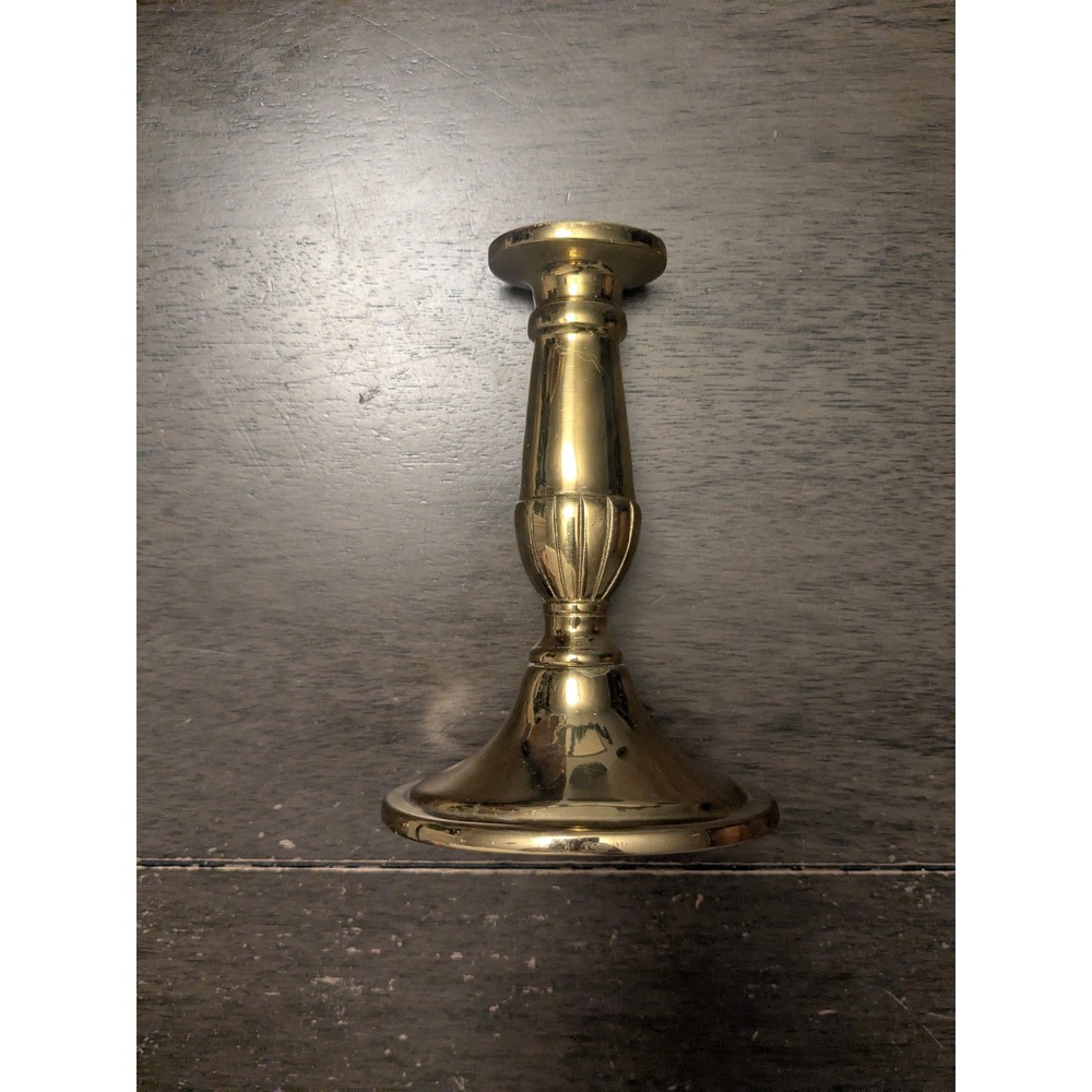 Virginia Metalcrafters Solid Brass Candlestick Holder 16-28 VM Hallmark Taper